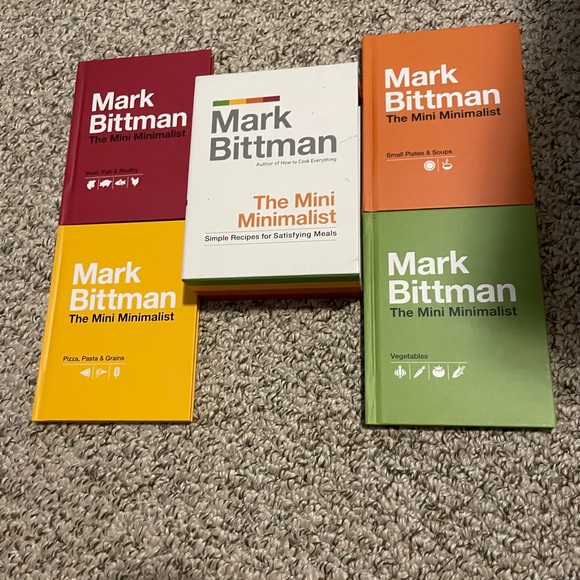 Four Cookbooks - The Mini Minimalist Boxed Set Mark Bit tan - Picture 1 of 9